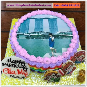 Bánh Sinh Nhật In Hình Ảnh - H221